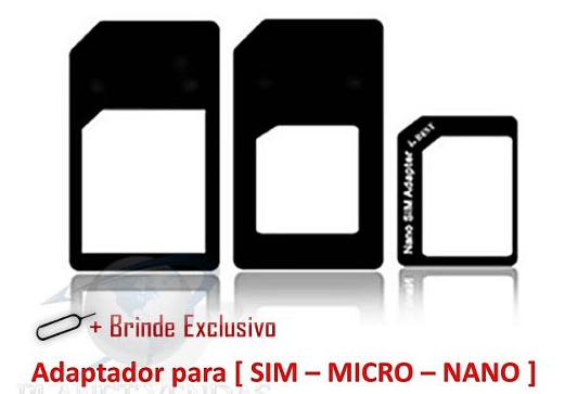 Adaptador Chip Microsim Gsm Iphone 3g 4g 5 Ipad